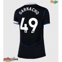 Camiseta Chelsea Alejandro Garnacho #49 Tercera Equipación para mujer 2025-26 manga corta